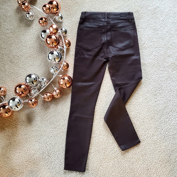 Paige Hoxton high waist brown denim size  27 - Picture 6 of 8